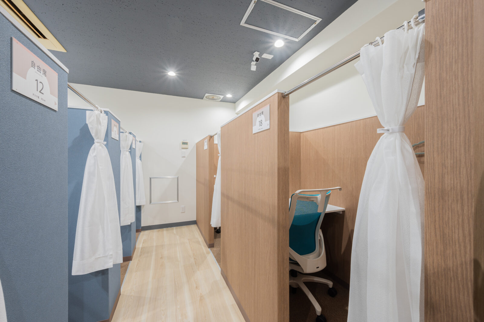 集中できる静かな自習室内の様子(後楽園・春日エリア)