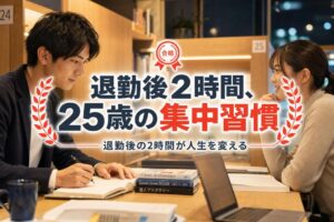 退勤後2時間、25歳の集中習慣 | 自習室KAKOI