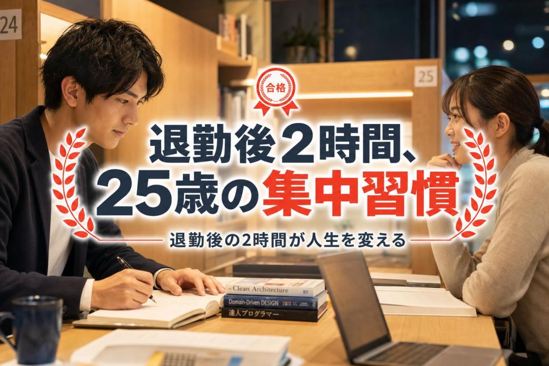 退勤後2時間、25歳の集中習慣 | 自習室KAKOI