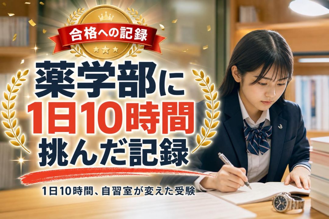 薬学部に1日10時間挑んだ記録 | 自習室KAKOI