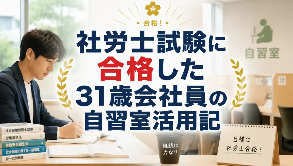 31歳会社員が社労士試験に合格した自習室活用記｜文京区の有料自習室KAKOIで資格取得