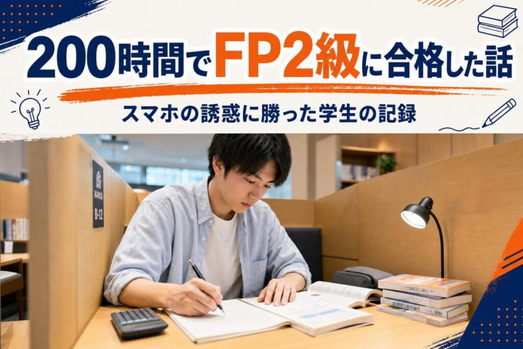 200時間でFP2級に合格した話 | 自習室KAKOI