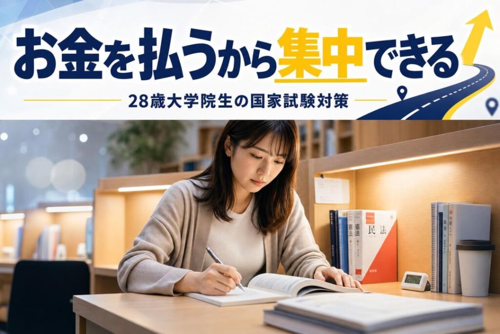 お金を払うから集中できる | 自習室KAKOI