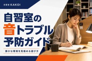 自習室の音トラブル予防ガイド | 自習室KAKOI