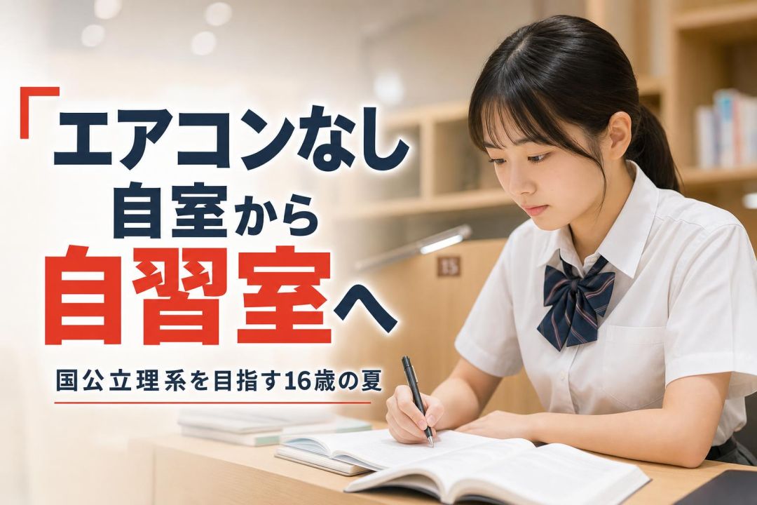 エアコンなし自室から自習室へ | 自習室KAKOI