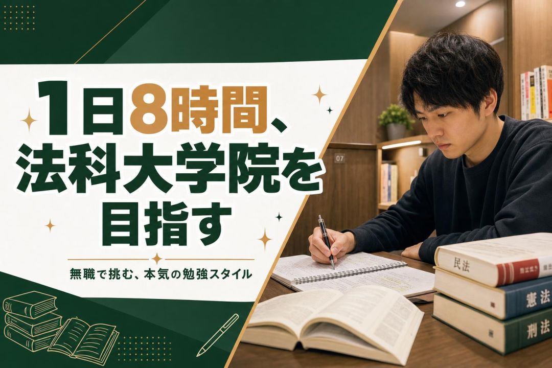 1日8時間、法科大学院を目指す | 自習室KAKOI