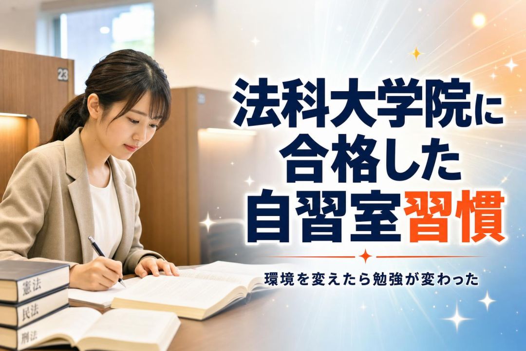 法科大学院に合格した自習室習慣 | 自習室KAKOI