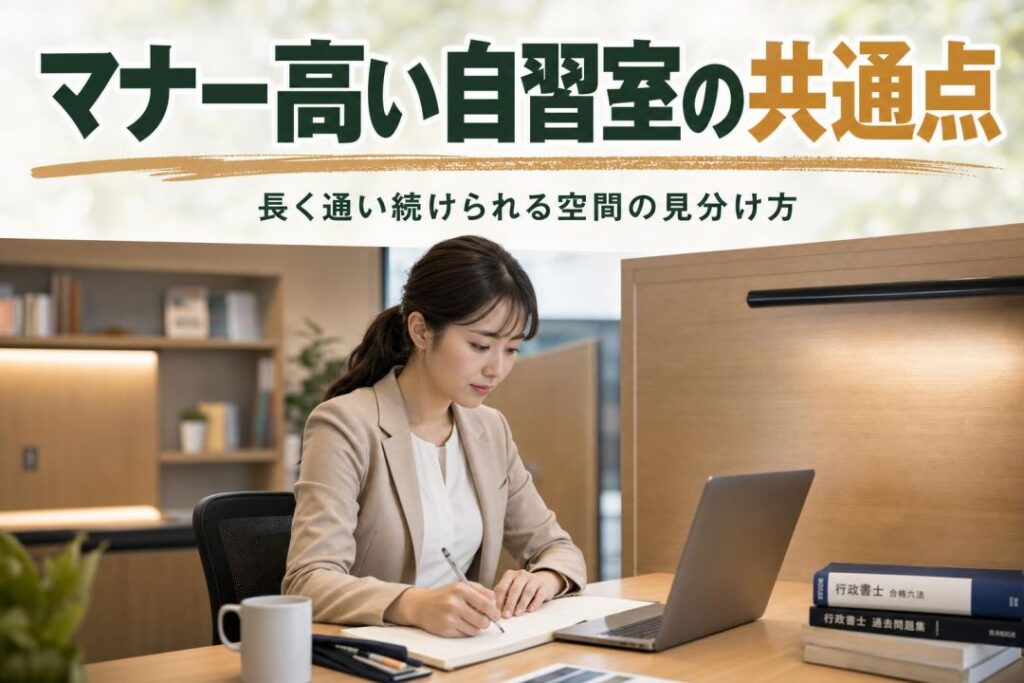 マナー高い自習室の共通点 | 自習室KAKOI