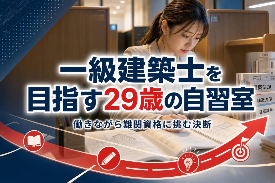 一級建築士を目指す29歳の自習室 | 自習室KAKOI