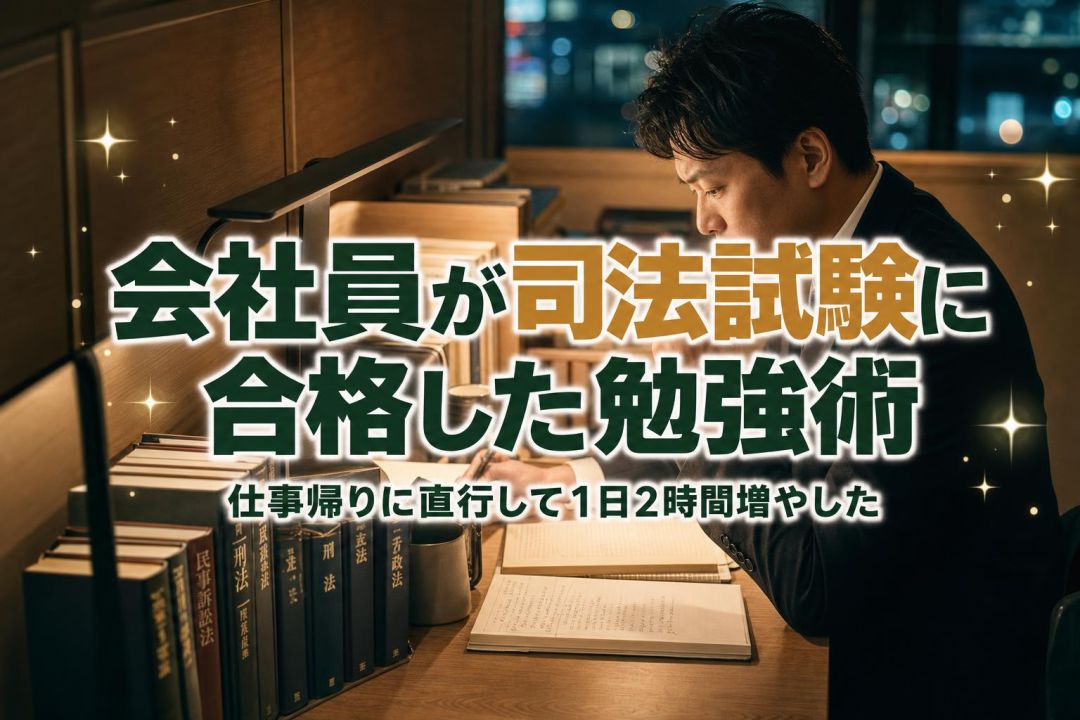会社員が司法試験に合格した勉強術 | 自習室KAKOI
