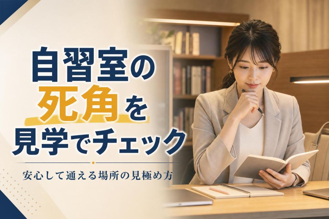 自習室の死角を見学でチェック | 自習室KAKOI