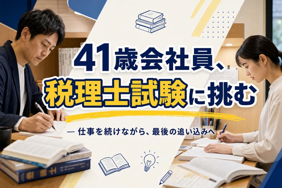 41歳会社員、税理士試験に挑む | 自習室KAKOI