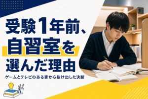 受験1年前、自習室を選んだ理由 | 自習室KAKOI