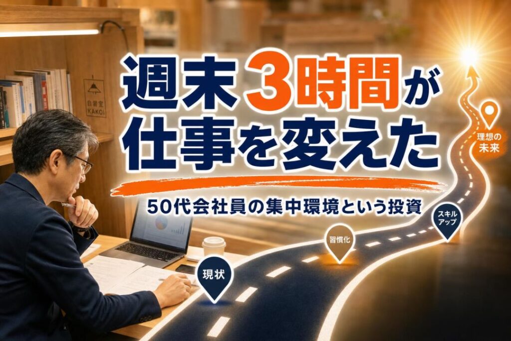 週末3時間が仕事を変えた | 自習室KAKOI