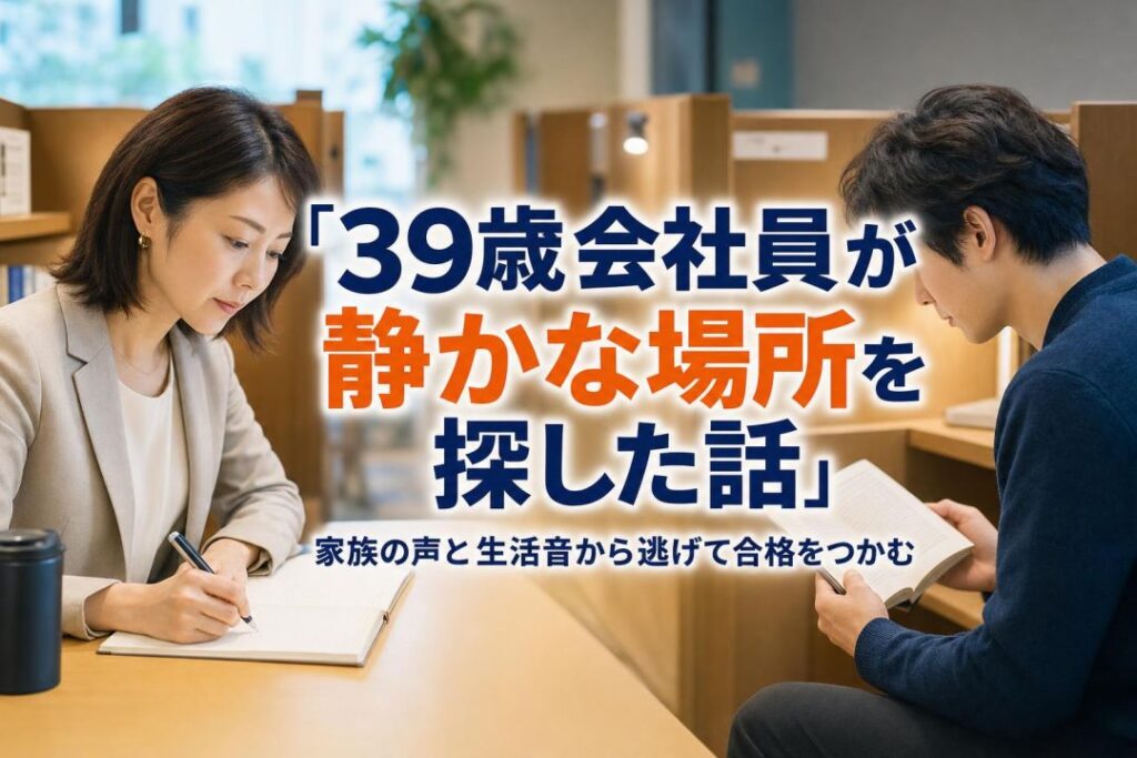 39歳会社員が静かな場所を探した話 | 自習室KAKOI