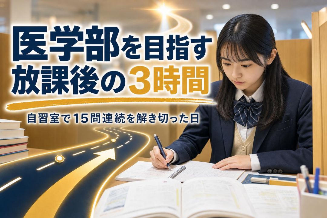 医学部を目指す放課後の3時間 | 自習室KAKOI